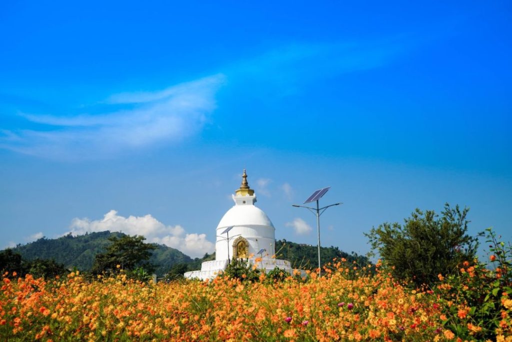 World Peace Pagoda-Lakeside Pokhara