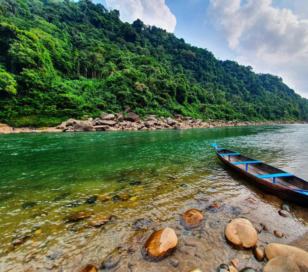 crystal-clear waters of the dawki river