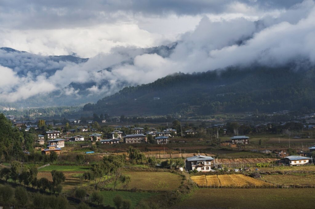 chokhor valley in bumthang