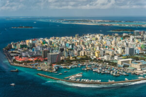 Maldivian capital from above