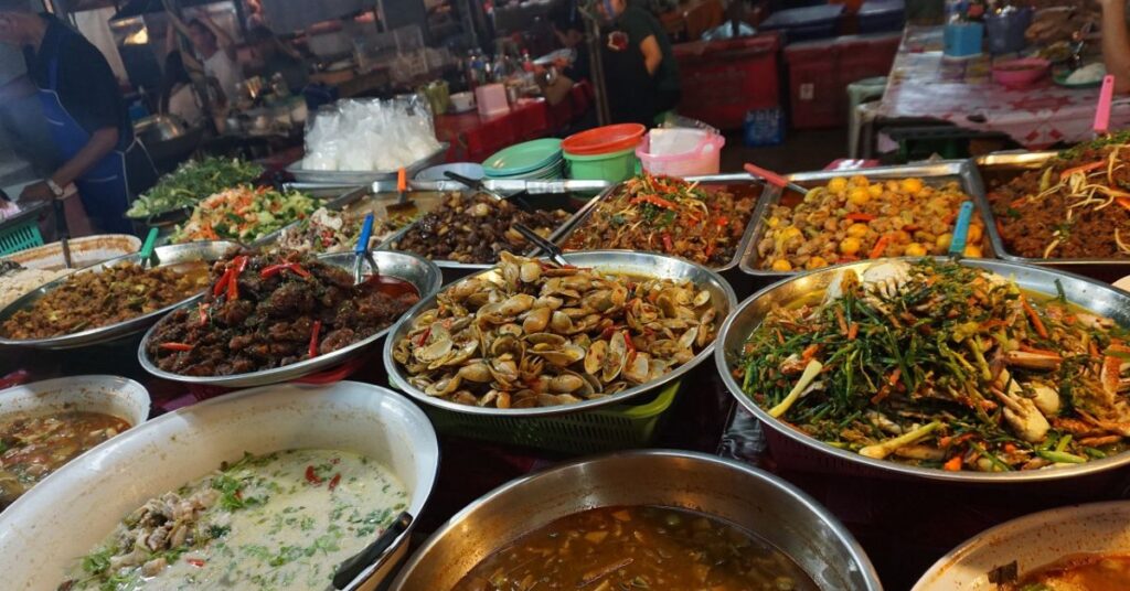 pattaya night market foods