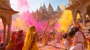 Mathura Vrindavan Holi Guide: 2027 Dates & Rites